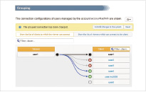 Sample screenshot of "Grouping"