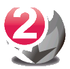 2がついたグレーの炎のアイコン(従来モデル)